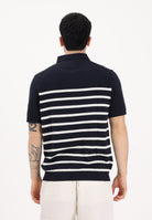 TOMMY HILFIGER Polo a manica corta blu da uomo con motivo a righe MW0MW37396 0A4 TOMMY HILFIGER 