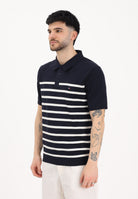 TOMMY HILFIGER Polo a manica corta blu da uomo con motivo a righe MW0MW37396 0A4 TOMMY HILFIGER 