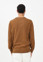 TOMMY HILFIGER Maglioncino girocollo khaki da uomo con logo MW0MW39999 GWP TOMMY HILFIGER 
