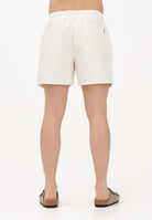 TOMMY HILFIGER Shorts mare panna da uomo con logo UM0UM03477 Z00 TOMMY HILFIGER 