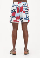 TOMMY HILFIGER Shorts mare multirocolor da uomo con stampa UM0UM03491 01W TOMMY HILFIGER 