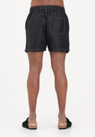 TOMMY HILFIGER Shorts mare nero da uomo con logo UM0UM03852 BDS TOMMY HILFIGER 