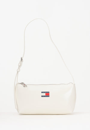 TOMMY JEANS Borsa a spalla Essential panna da donna AW0AW17866 YBI TOMMY JEANS 