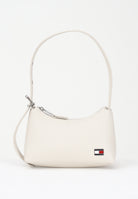 TOMMY JEANS Borsa a spalla panna da donna con logo AW0AW17873 BDS TOMMY JEANS 
