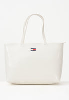 TOMMY JEANS Shopper panna da donna con logo AW0AW18069 YBI TOMMY JEANS 
