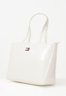 TOMMY JEANS Shopper panna da donna con logo AW0AW18069 YBI TOMMY JEANS 