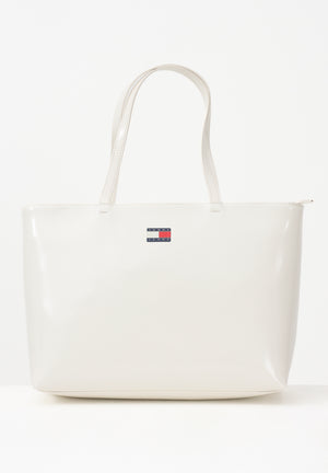 TOMMY JEANS Shopper panna da donna con logo AW0AW18069 YBI TOMMY JEANS 