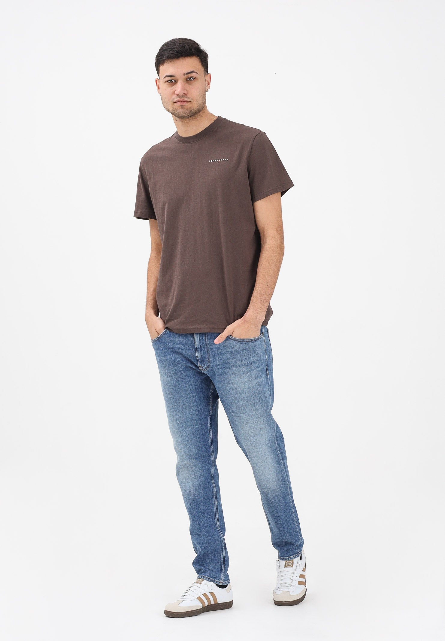 TOMMY JEANS Jeans Austin in denim sbiadito da uomo DM0DM20987 1A5 TOMMY JEANS 
