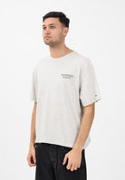 TOMMY JEANS T-shirt a manica corta grigia da uomo con stampa sul retro DM0DM22332 P08 TOMMY JEANS 