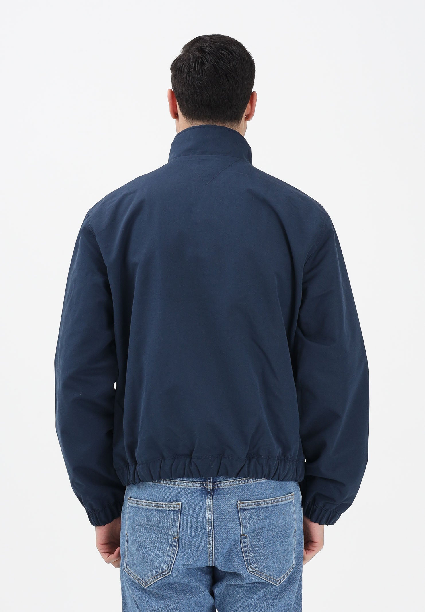 TOMMY JEANS Giacca a vento blu da uomo con logo DM0DM22720 C1G TOMMY JEANS 