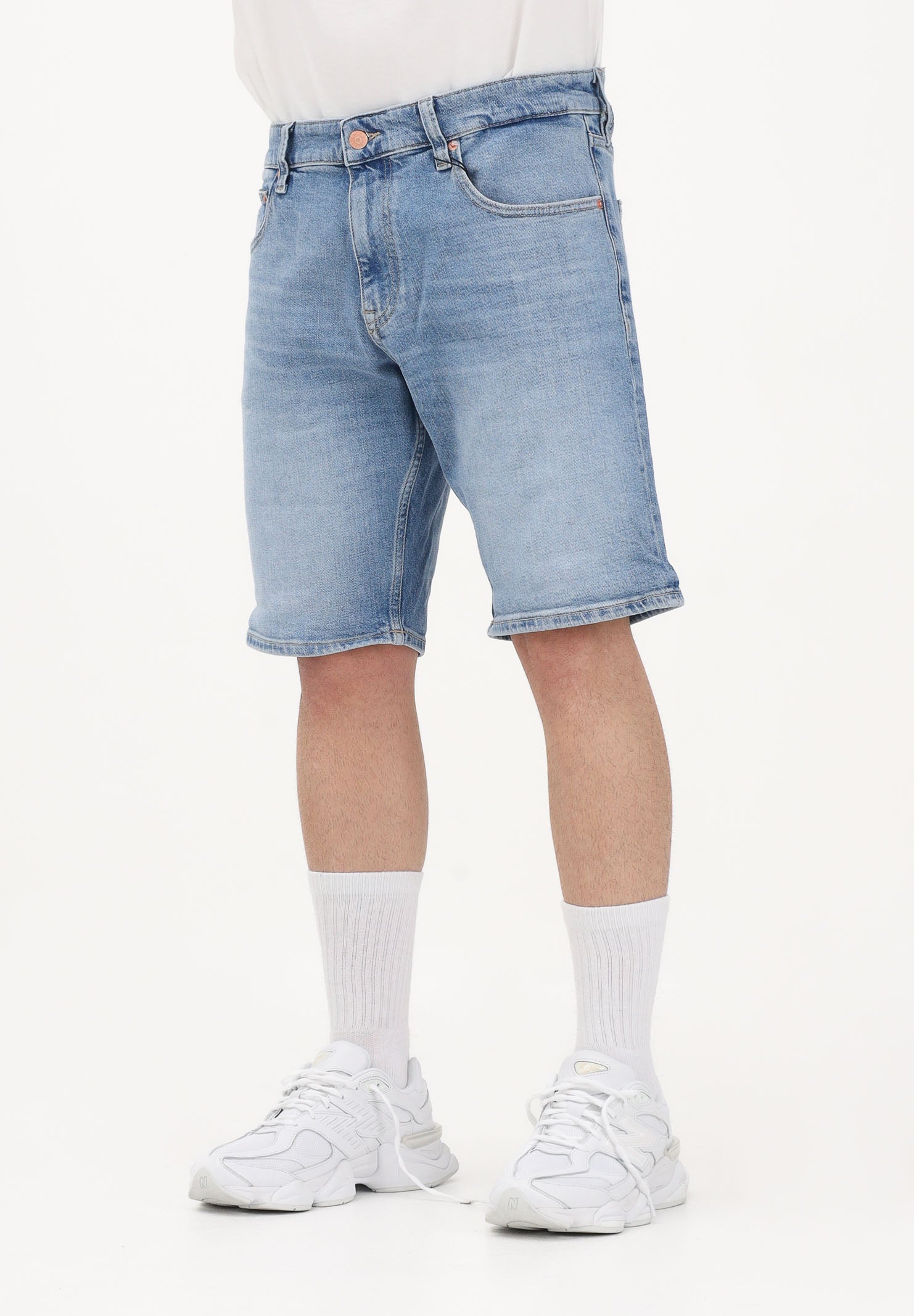 TOMMY JEANS Shorts in denim chiaro da uomo DM0DM22981 1A5 TOMMY JEANS 