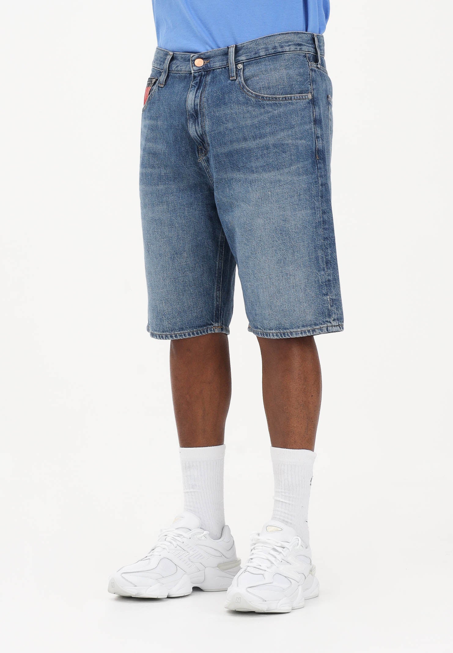 TOMMY JEANS Shorts in denim medio da uomo DM0DM22991 1BK TOMMY JEANS 