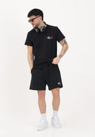 TOMMY JEANS Shorts sportivo nero da uomo con logo DM0DM23017 BDS TOMMY JEANS 