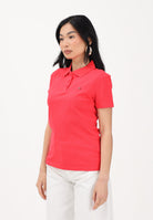 TOMMY JEANS Polo a manica corta rosso fragola da donna DW0DW20160 XK3 TOMMY JEANS 