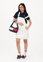 TOMMY JEANS Polo a manica corta blu da donna dal taglio cropped DW0DW21363 0GZ TOMMY JEANS 