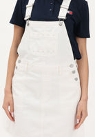 TOMMY JEANS Abito corto bianco da donna modello salopette DW0DW22002 1D0 TOMMY JEANS 