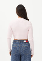 TOMMY JEANS Cardigan rosa da donna con logo DW0DW22023 TOG TOMMY JEANS 