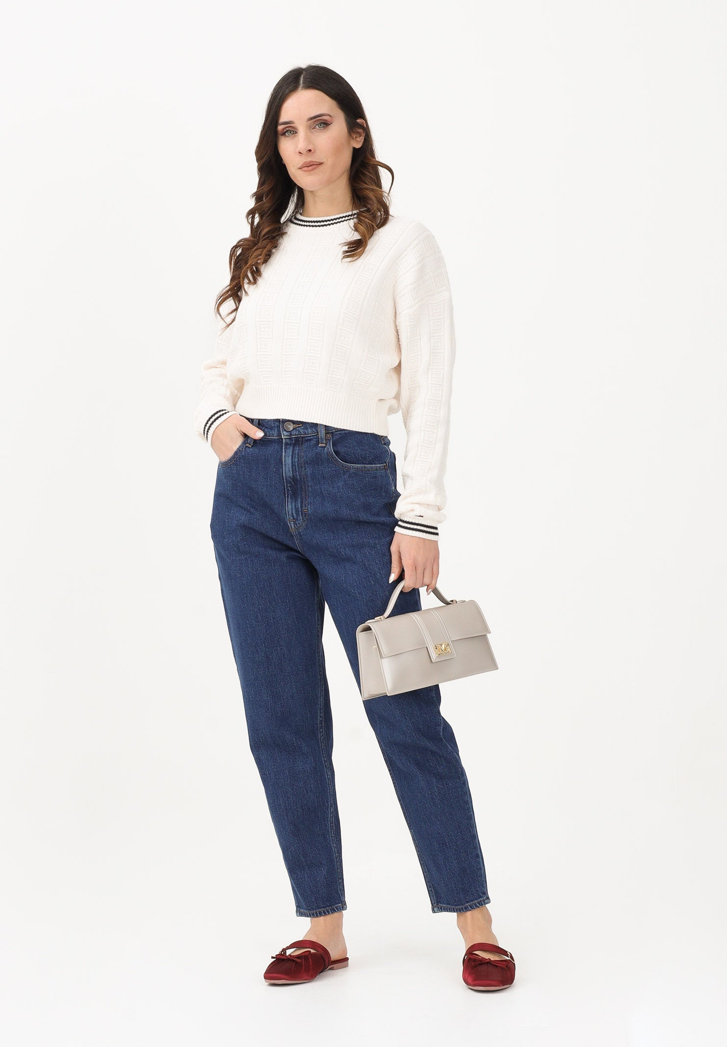 TOMMY JEANS Jeans in denim blu da donna DW0DW22446 1BK TOMMY JEANS 