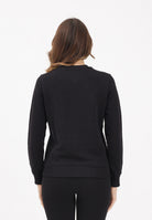 TOMMY JEANS Felpa girocollo nera da donna con stampa logo DW0DW22564 BDS TOMMY JEANS 