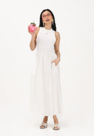 TOMMY JEANS Abito midi bianco da donna DW0DW22593 YBL TOMMY JEANS 