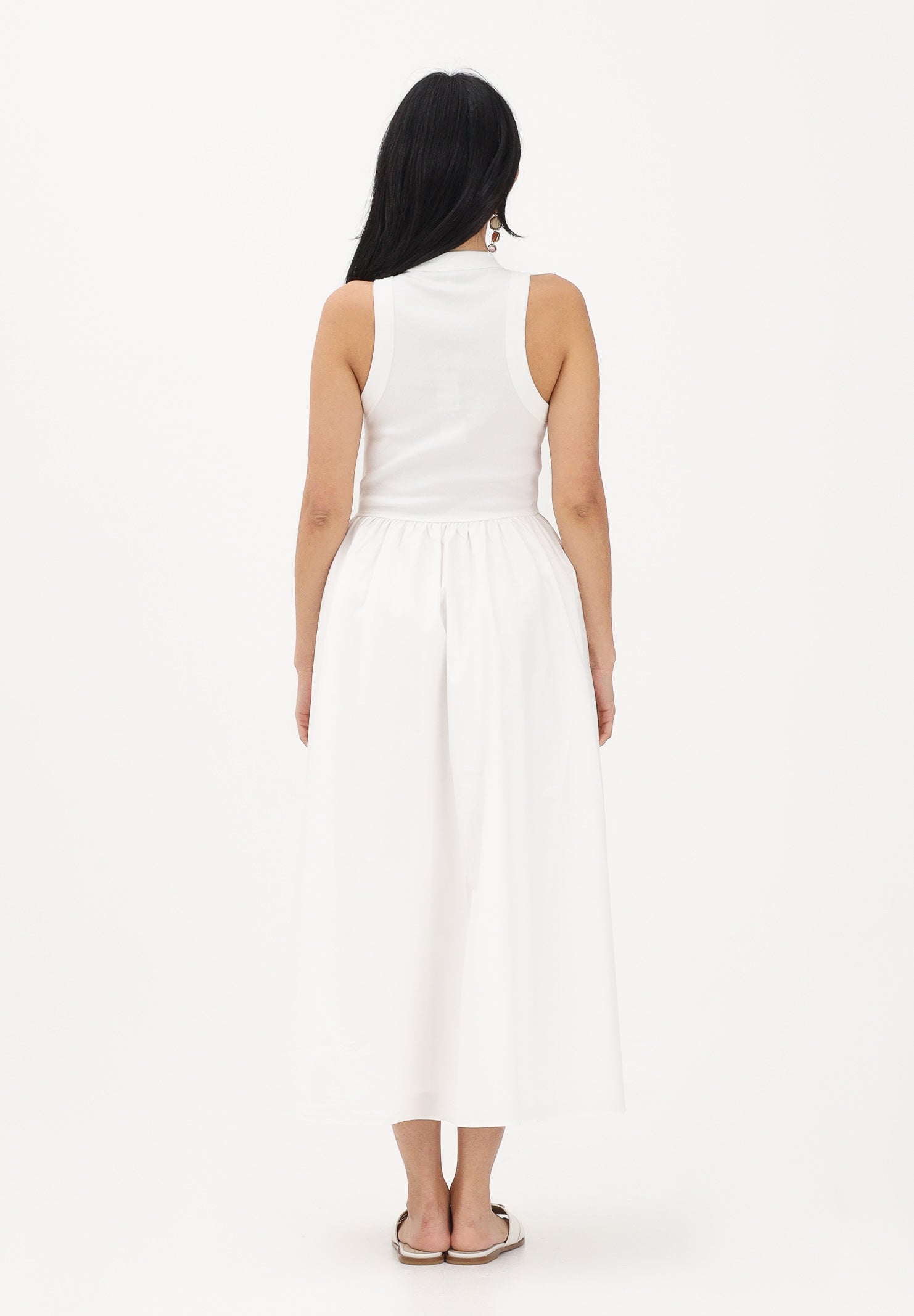 TOMMY JEANS Abito midi bianco da donna DW0DW22593 YBL TOMMY JEANS 