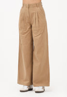 TOMMY JEANS Pantalone a gamba larga cammello da donna DW0DW22634 GV7 TOMMY JEANS 