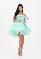 TPN Abito corto tiffany da donna con volant BIDDLE112S6 9L TPN 