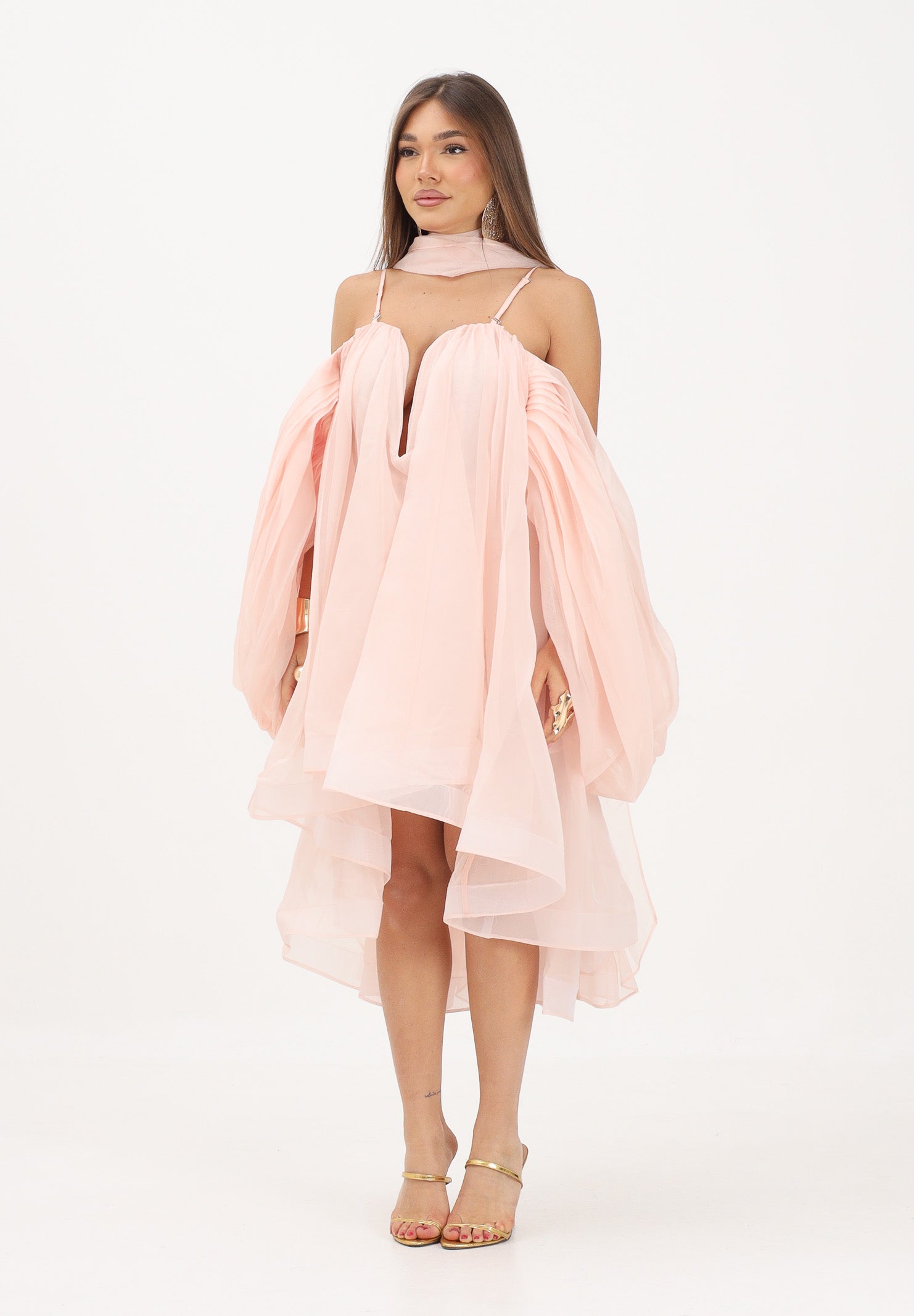TPN abito midi DUNSTER ABITO PESCA Pesca rosa donna. DUNSTER PE TPN 