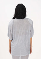 TWENTY FOURHAITCH T-shirt a manica corta Mendes argento da donna con strass A0071ARG62P AR TWENTY FOURHAITCH 