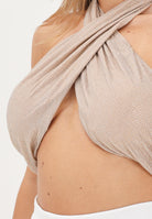 TWENTY FOURHAITCH top New Santorini oro donna. A0101ORO OR TWENTY FOURHAITCH 