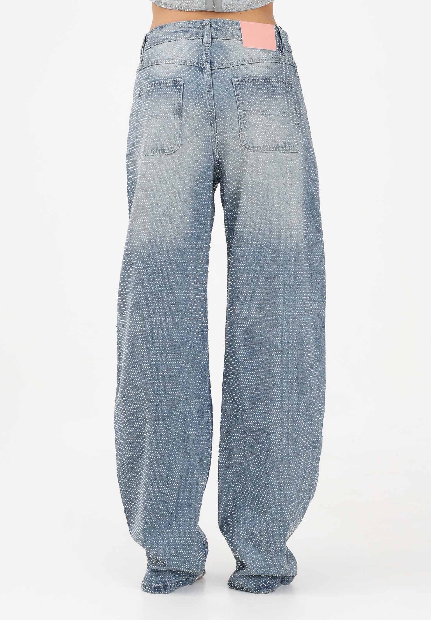 TWENTY FOURHAITCH Jeans in denim medio da donna con strass A0107DEN62P DE TWENTY FOURHAITCH 