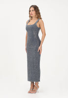 TWENTY FOURHAITCH Abito midi a tubino SAMOA FAFNIR in denim medio da donna A0117DAR62P DEAR TWENTY FOURHAITCH 