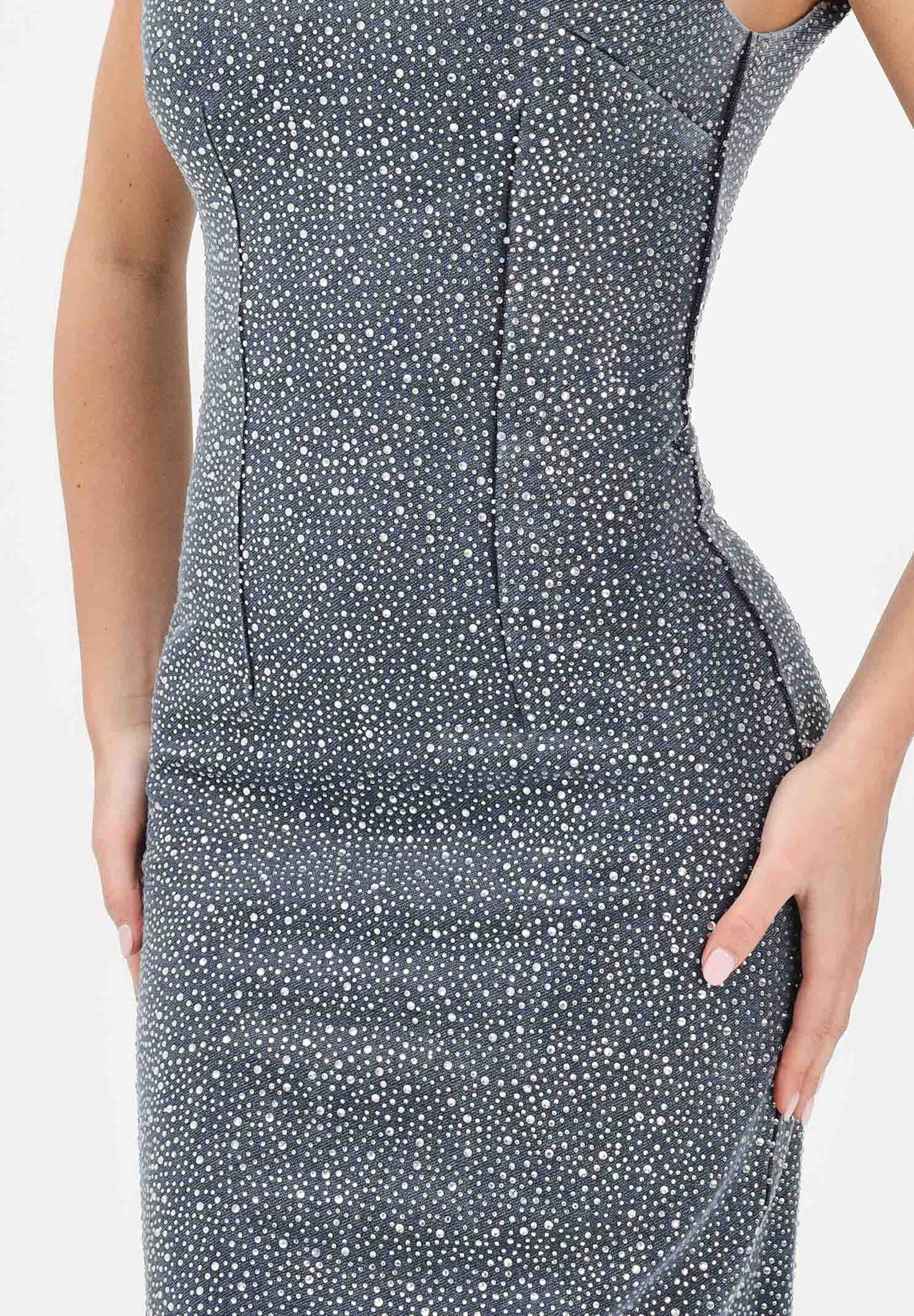 TWENTY FOURHAITCH Abito midi a tubino SAMOA FAFNIR in denim medio da donna A0117DAR62P DEAR TWENTY FOURHAITCH 