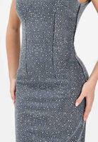 TWENTY FOURHAITCH Abito midi a tubino SAMOA FAFNIR in denim medio da donna A0117DAR62P DEAR TWENTY FOURHAITCH 