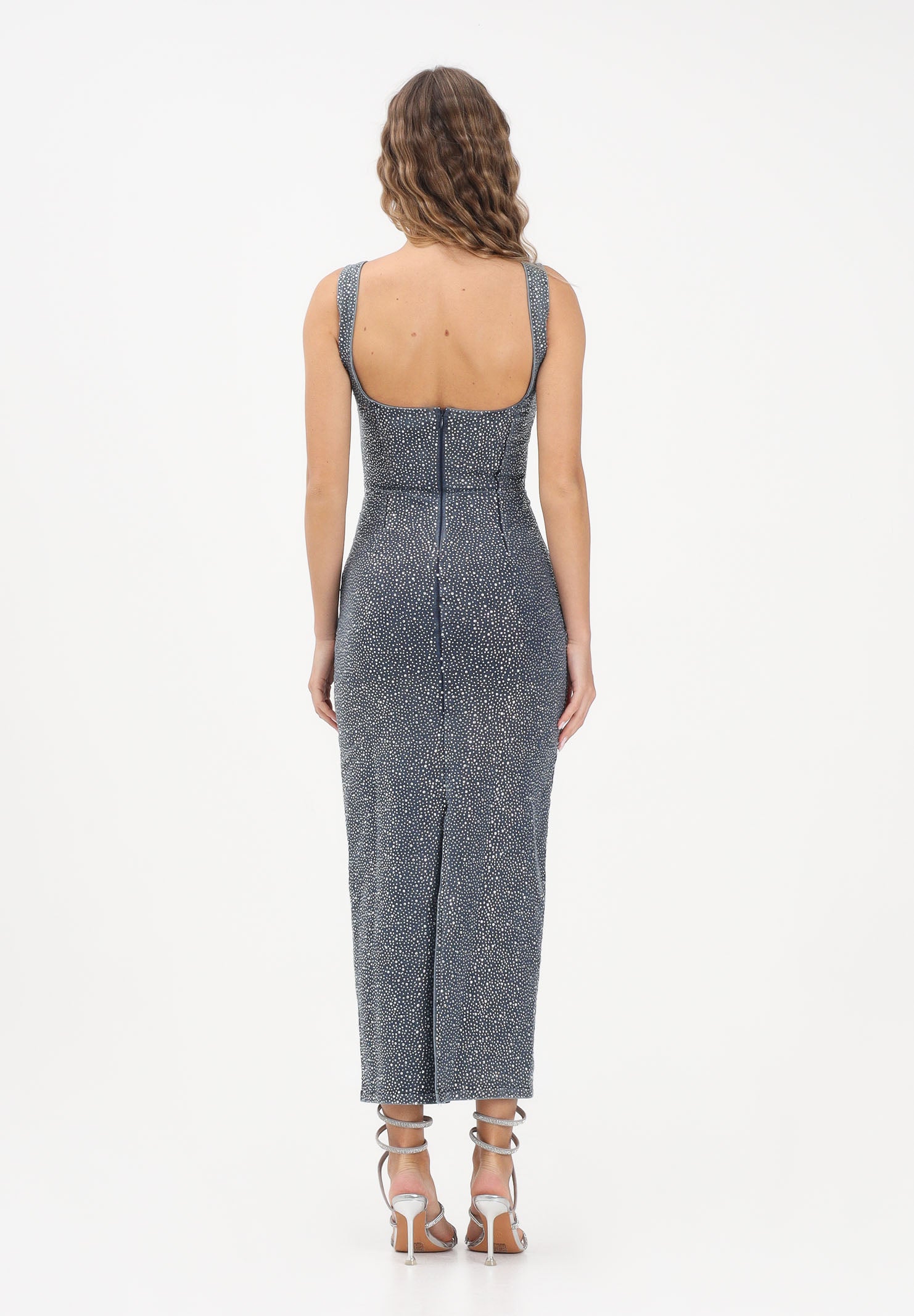TWENTY FOURHAITCH Abito midi a tubino SAMOA FAFNIR in denim medio da donna A0117DAR62P DEAR TWENTY FOURHAITCH 