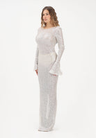 TWENTY FOURHAITCH Abito lungo NEW TEXAS champagne da donna A0130CHA62P CH TWENTY FOURHAITCH 