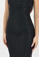 TWENTY FOURHAITCH Abito lungo Helios nero da donna A526NER NER TWENTY FOURHAITCH 
