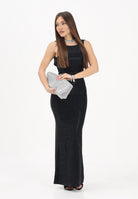 TWENTY FOURHAITCH Abito lungo Helios nero da donna A526NER NER TWENTY FOURHAITCH 