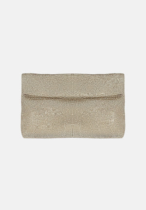 TWENTY FOURHAITCH Pochette oro da donna con micro strass BAG0005362P OR TWENTY FOURHAITCH 