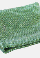 TWENTY FOURHAITCH Pochette verde da donna interamente rivestita da micro strass BAG0005362P VER TWENTY FOURHAITCH 