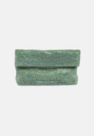 TWENTY FOURHAITCH Pochette verde da donna interamente rivestita da micro strass BAG0005362P VER TWENTY FOURHAITCH 