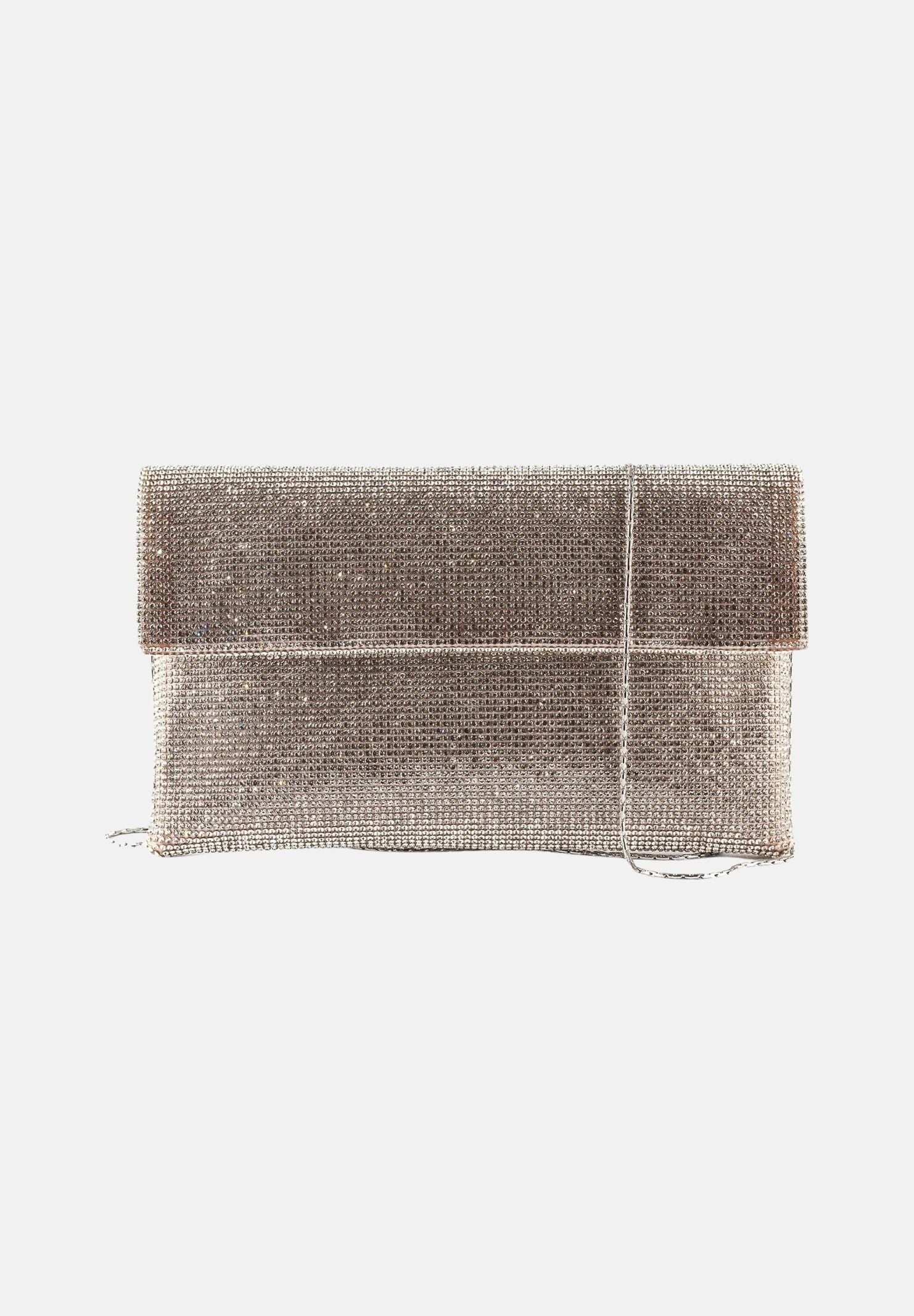 TWENTY FOURHAITCH Pochette cipria da donna rivestita da micro strass BAG0006262P CI TWENTY FOURHAITCH 