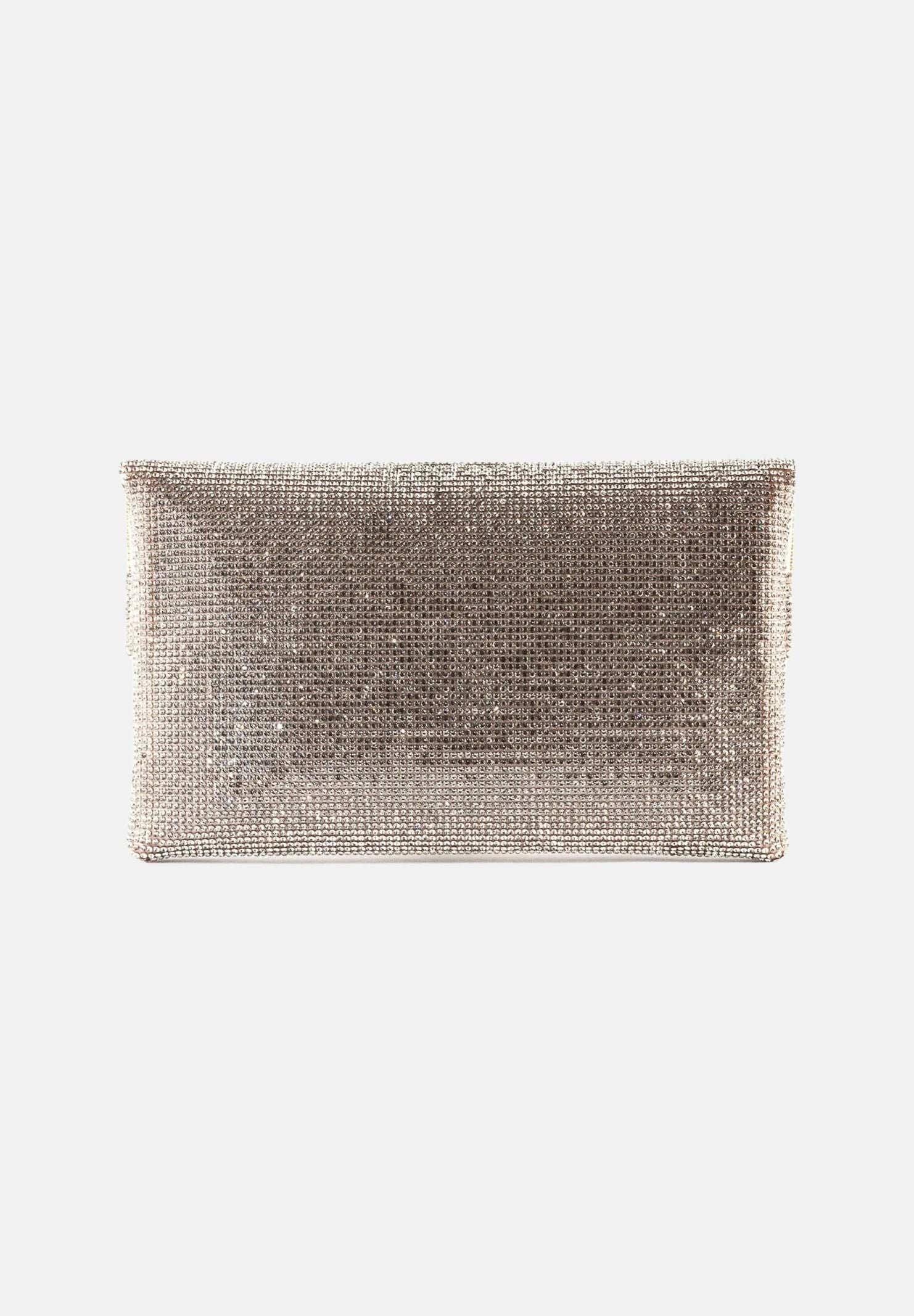 TWENTY FOURHAITCH Pochette cipria da donna rivestita da micro strass BAG0006262P CI TWENTY FOURHAITCH 