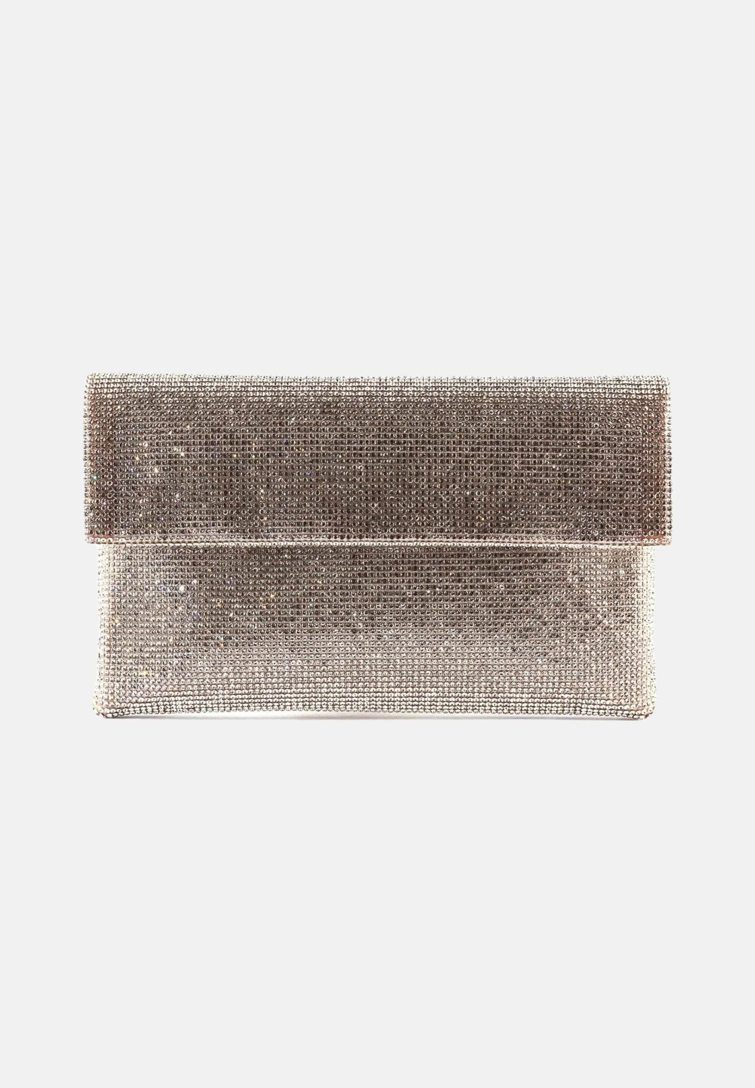 TWENTY FOURHAITCH Pochette cipria da donna rivestita da micro strass BAG0006262P CI TWENTY FOURHAITCH 