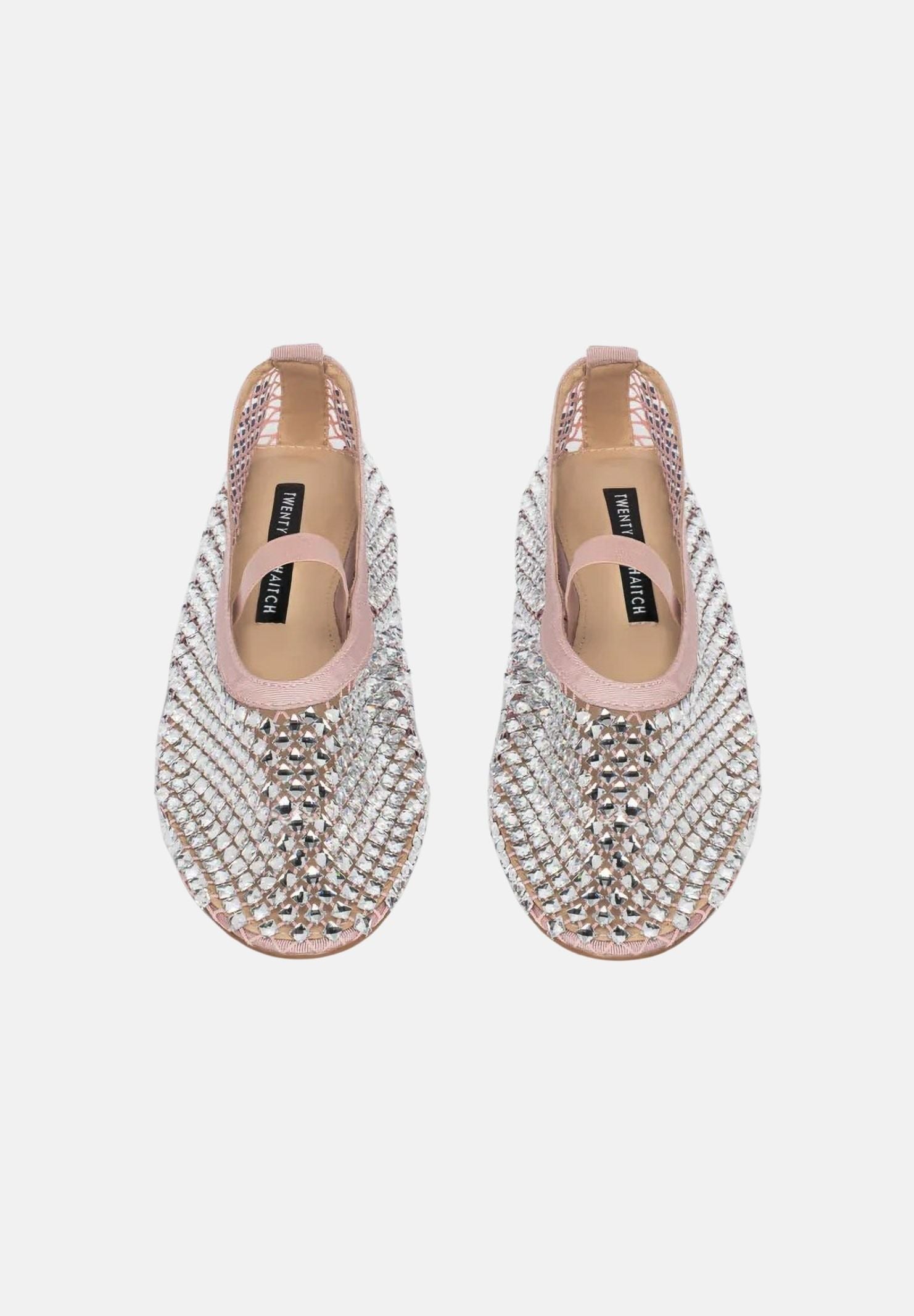 TWENTY FOURHAITCH Ballerine BOUNTY rosa e argento da donna S0114ROS62P RO TWENTY FOURHAITCH 