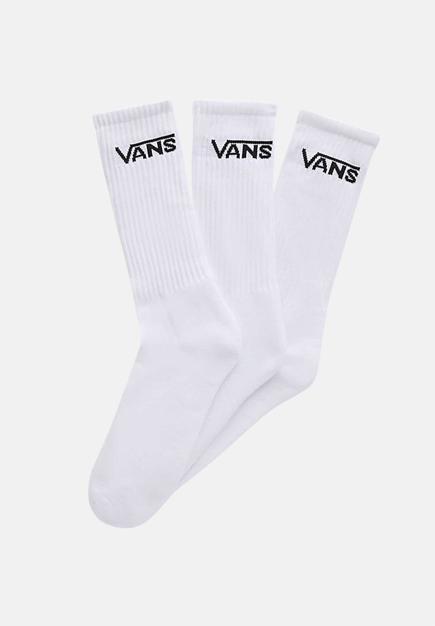 VANS Calzini Classic (3 paia) bianchi per uomo e donna VN000F0XWHT1 . VANS 
