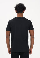 VERSACE JEANS COUTURE T-shirt a manica corta nera da uomo con stampa Wave Couture 80GAH6SBJS541 V22 VERSACE JEANS COUTURE 