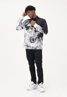 VERSACE JEANS COUTURE Camicia a manica lunga nera da uomo con stampa "Wave Couture" 80GAL2RBNS784 V22 VERSACE JEANS COUTURE 