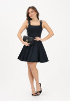 VERSACE JEANS COUTURE Abito corto nero da donna con fibbie Baroque 80HAO909N0715 899 VERSACE JEANS COUTURE 
