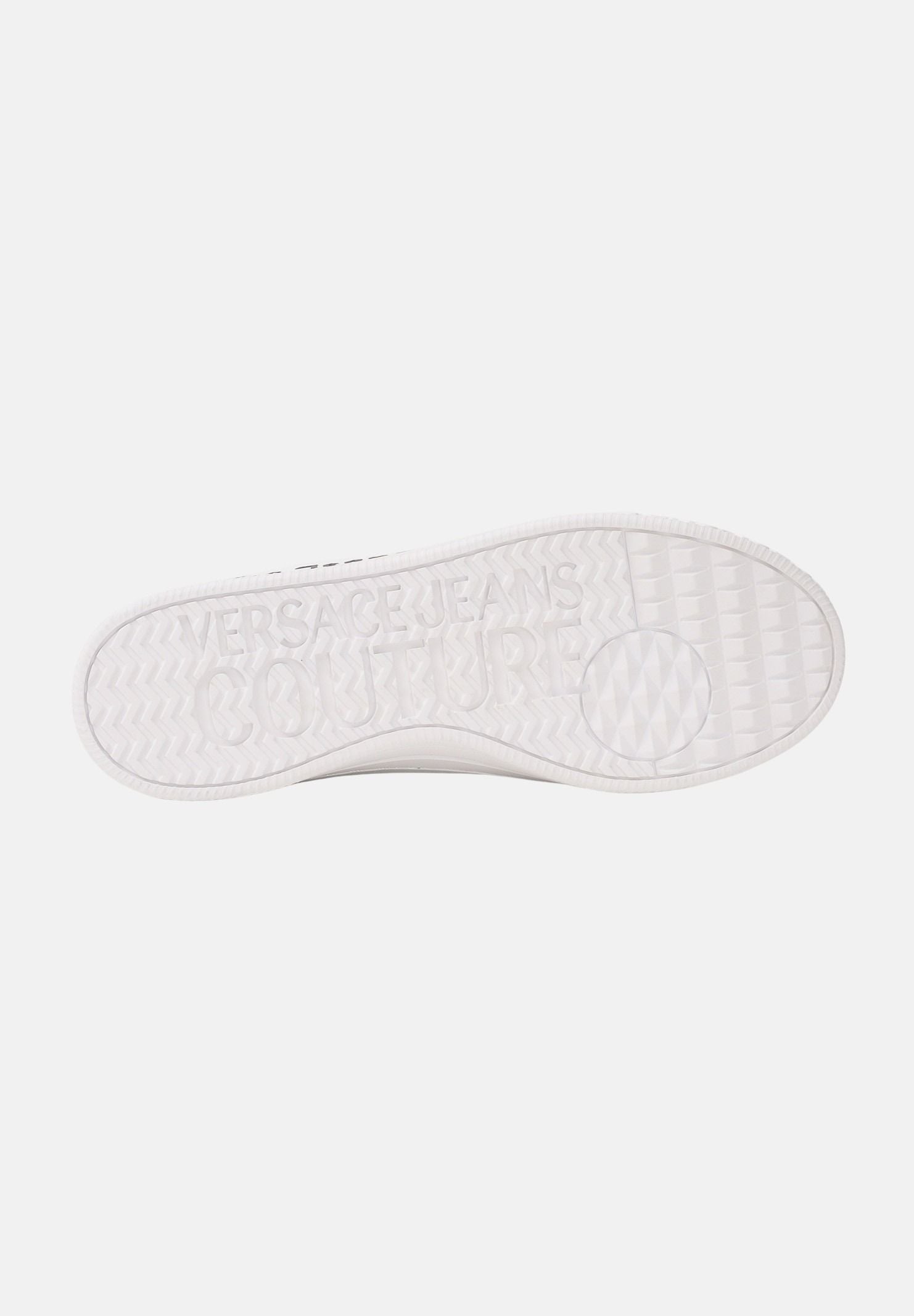 VERSACE JEANS COUTURE Sneakers bianche e nere da uomo con logo 80YA3SKCZPB83 003 VERSACE JEANS COUTURE 